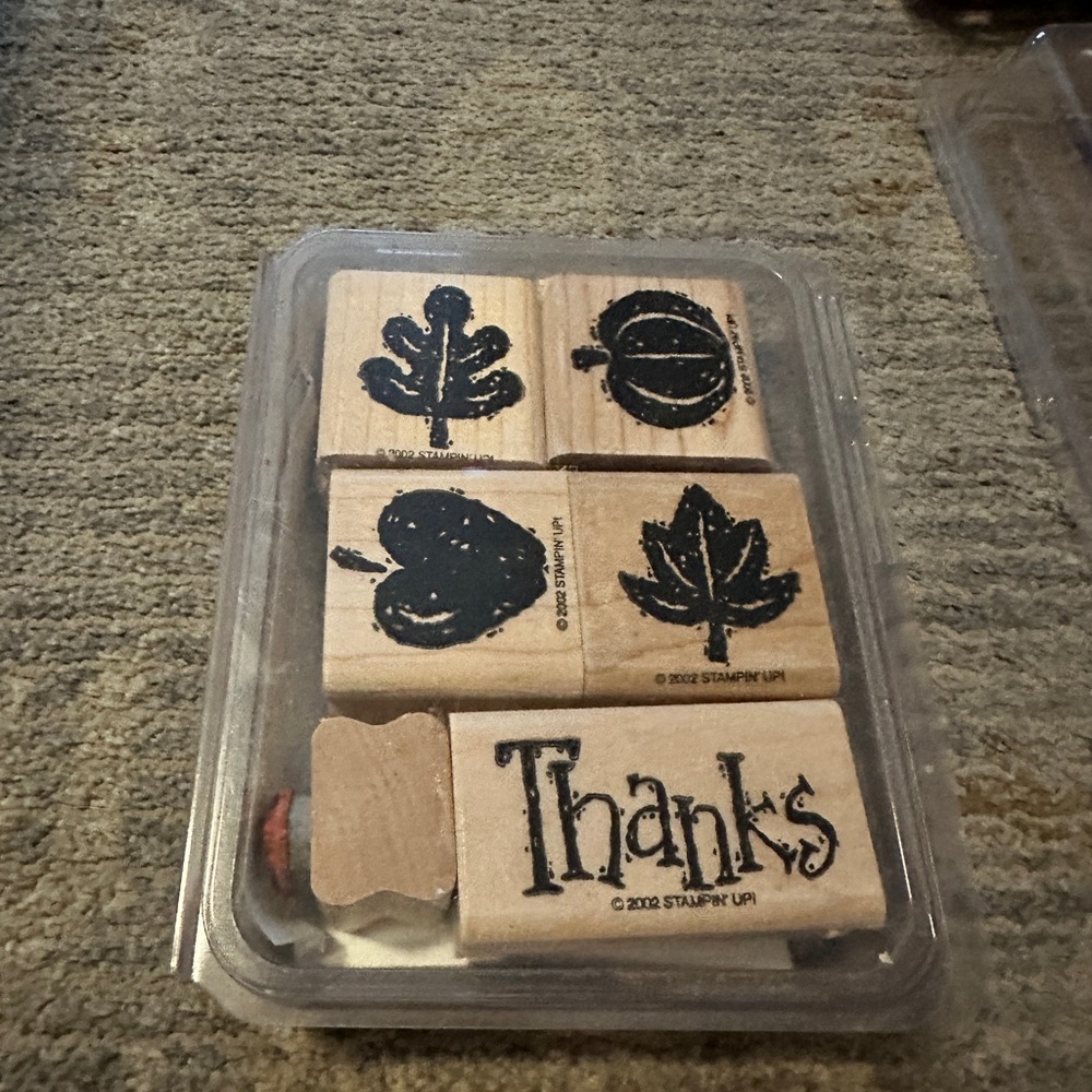 Stampin Up Lot Wood Mount Rubber Stamp Sets NEW Unused 2002-2005 - Picture 8 of 9